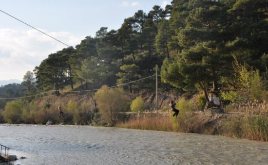 The Enjoyment Of The Zipline Adventure In Saklikent