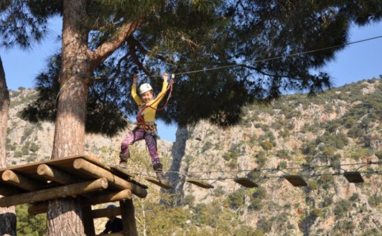 Saklıkent’te Zipline Macera Keyfi