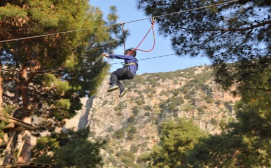 Saklıkent’te Zipline Macera Keyfi