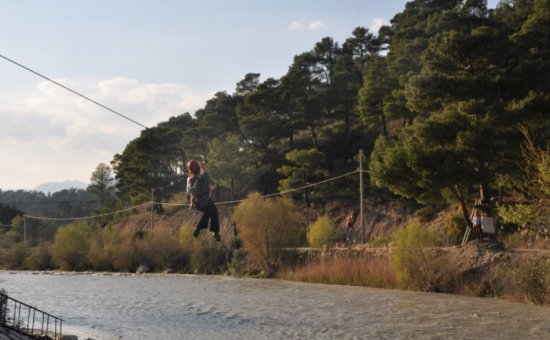 Saklıkent zipline aktivitesi